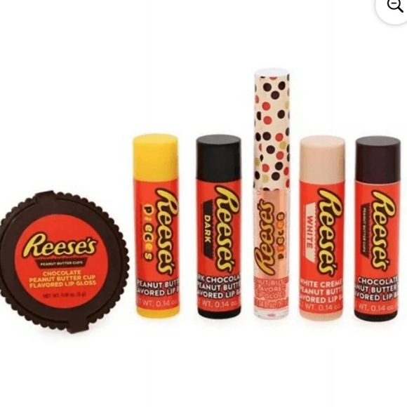 Reese’s Candy Mix 6-Piece Lip Balm & Gloss Set, Limited Collector’s Edition- NIB - Picture 3 of 4